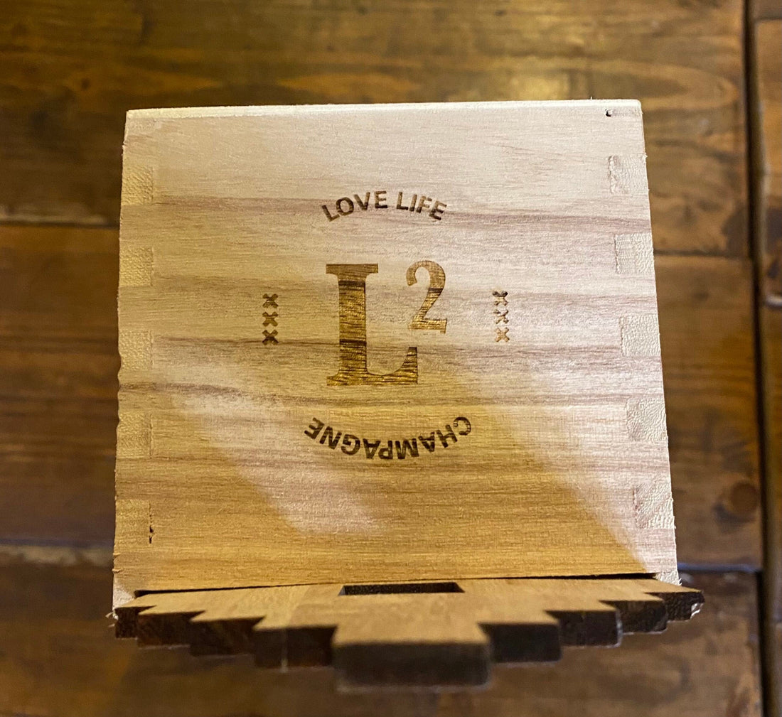 Engraved Champagne House Relation Gift|Sustainable|Ecological