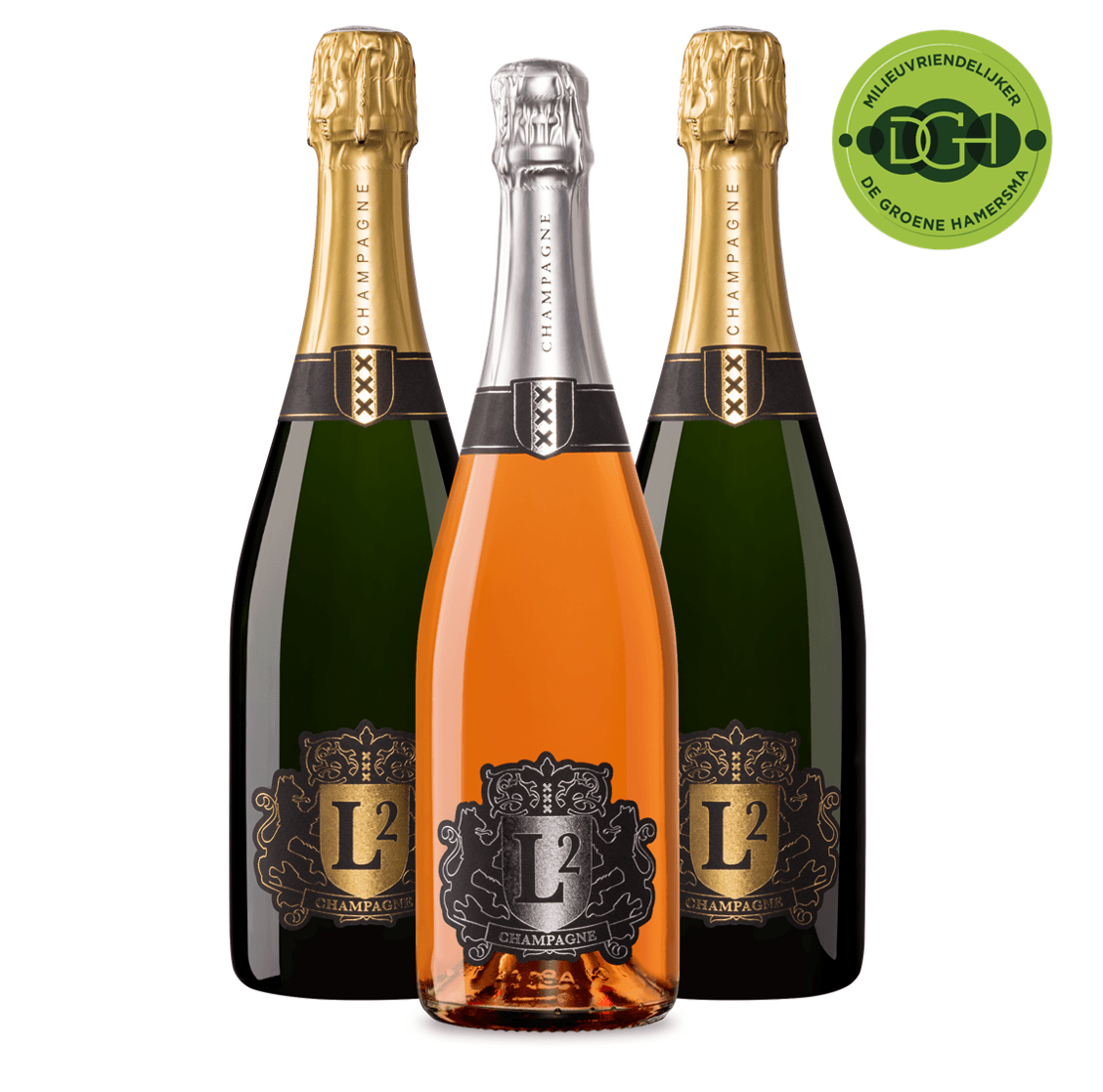 L2 Bestseller | Sustainable | Ecological | 3x L2 Champagne